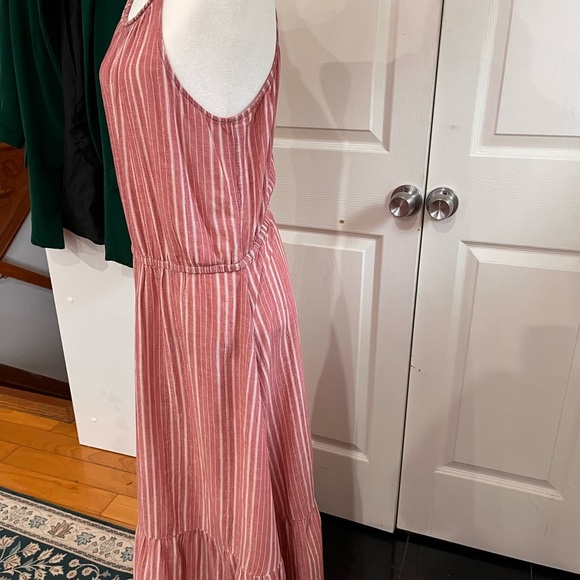 Old Navy Striped Maxi Dress in Pink and White L - Picture 3 of 9